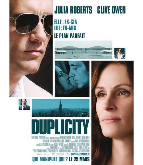 Duplicity AFFICHE CINEMA ORIGINALE État correct reconditionné disponible sur Fnac
