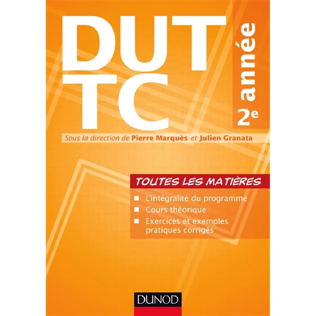 Acheter DUT TC 2e année : toutes les matières État correct - 12,14 € DUT TC 2e année : toutes les matières État correct N/A (Il ne s'agit pas d'une marque reconditionné disponible sur Rue du Commerce Seconde Vie