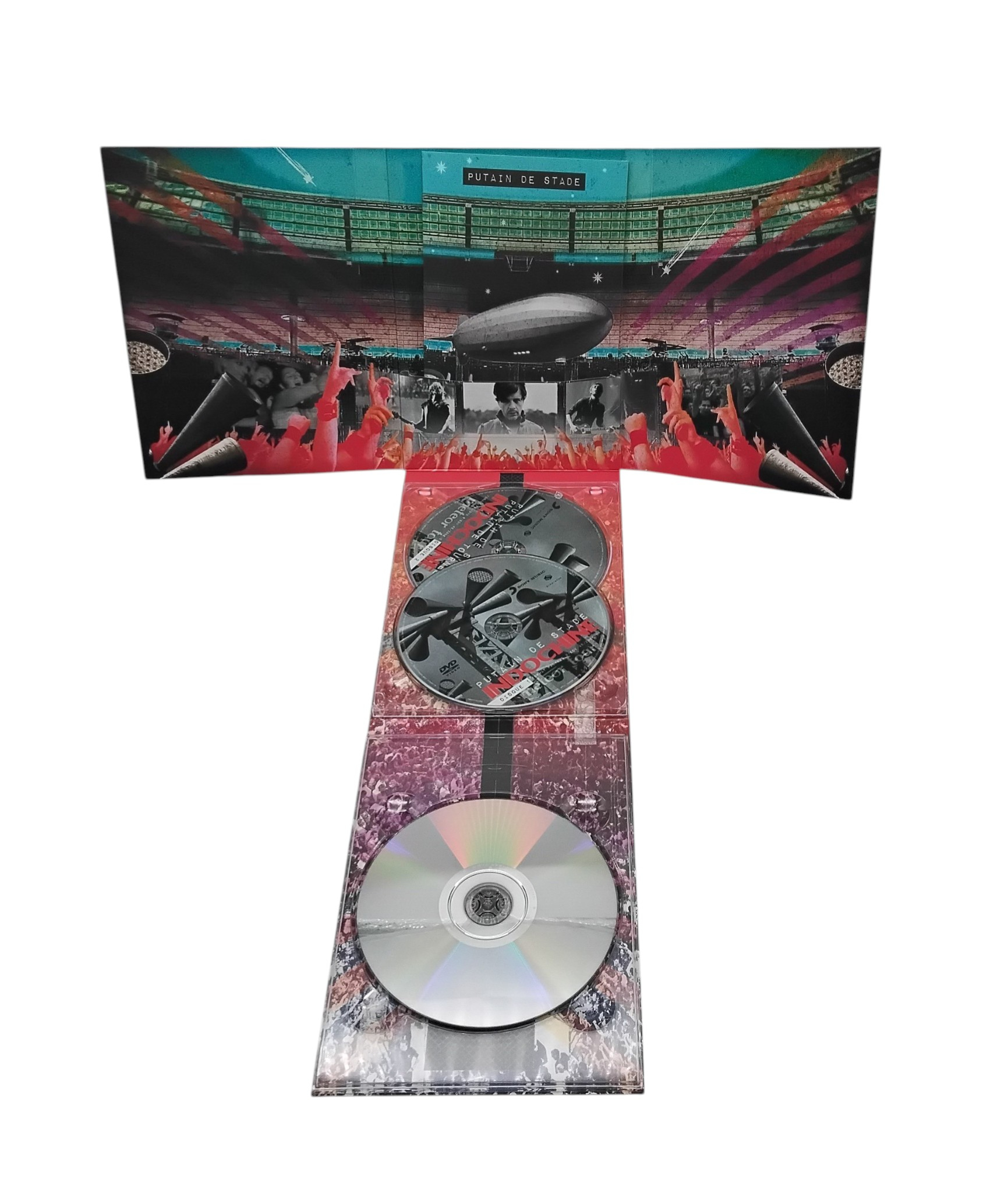 Voir photo 4 de DVD - Indochine "putain de stade" DVD - Indochine "putain de stade" Très bon état reconditionné photo 4