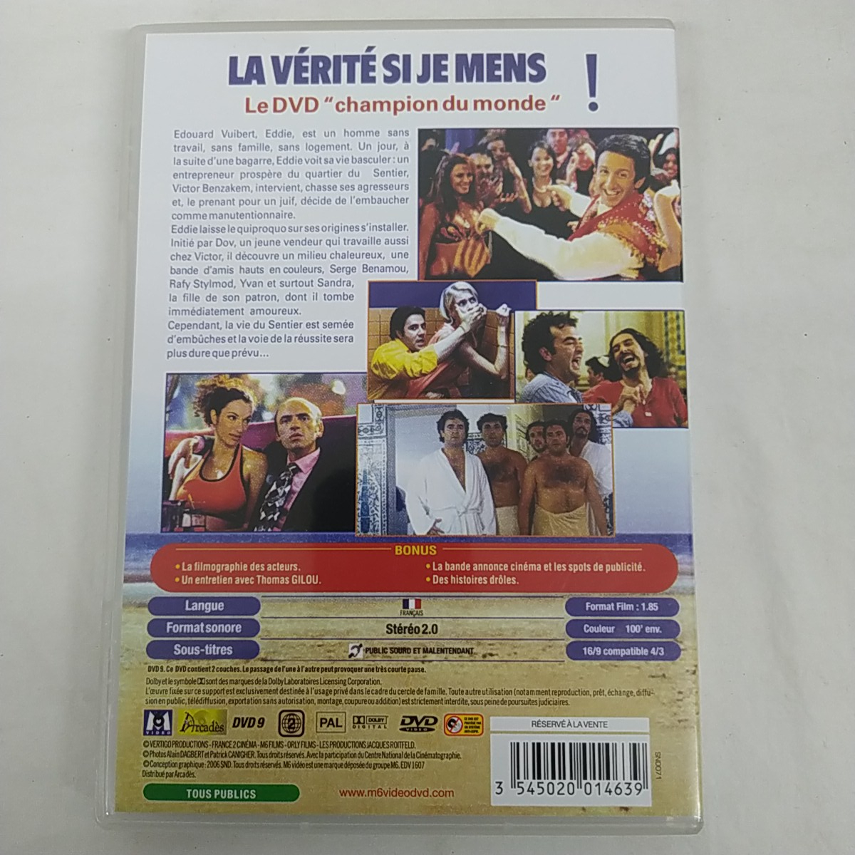 Voir photo 2 de DVD La vérité si je mens ! (la trilogie) DVD La vérité si je mens ! (la trilogie) Bon état reconditionné photo 2