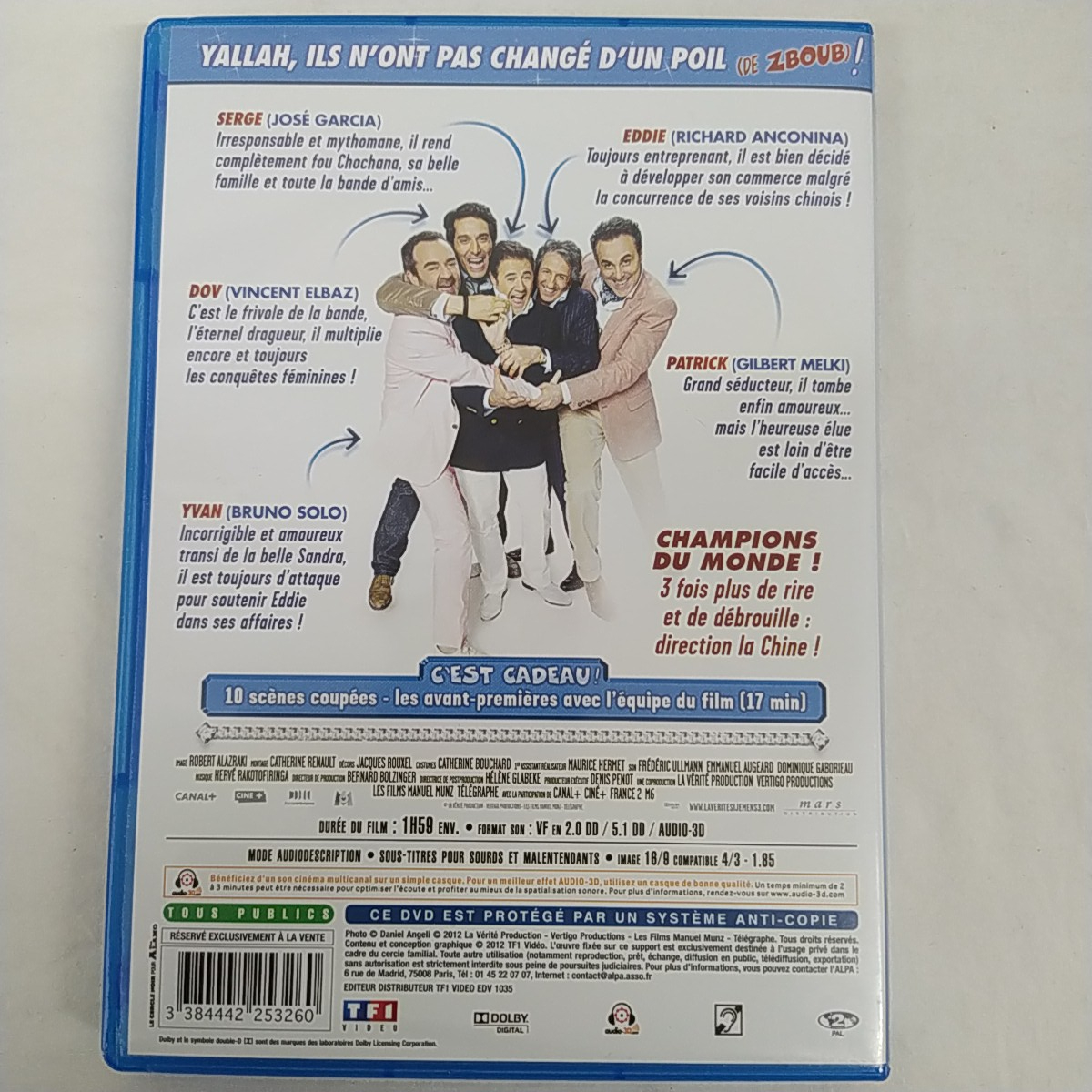 Voir photo 4 de DVD La vérité si je mens ! (la trilogie) DVD La vérité si je mens ! (la trilogie) Bon état reconditionné photo 4