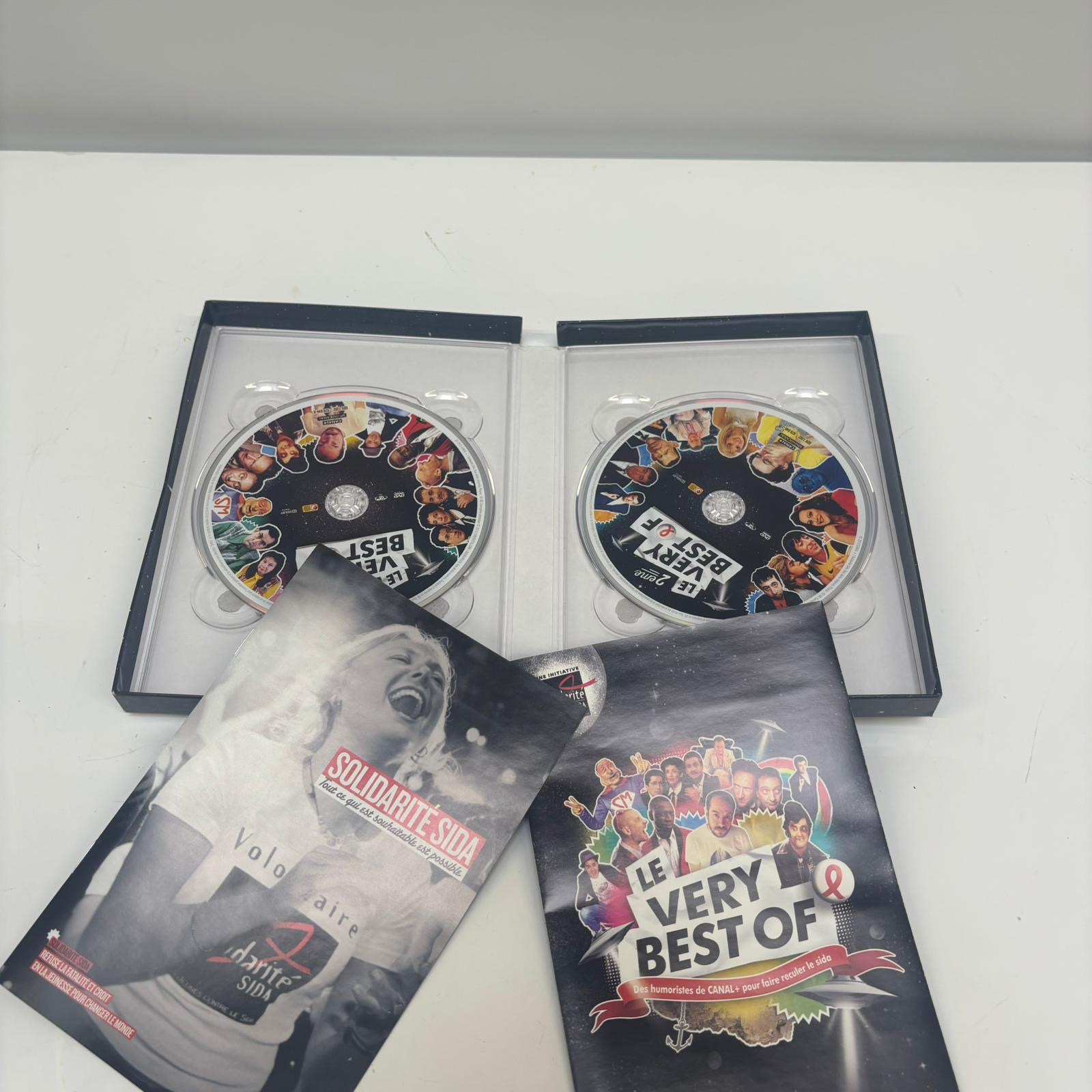 Voir photo 3 de DVD "Le very Best of des humoristes de Canal + pour faire reculer le sida" DVD "Le very Best of des humoristes de Canal + pour faire reculer le sida" Très bon état reconditionné photo 3