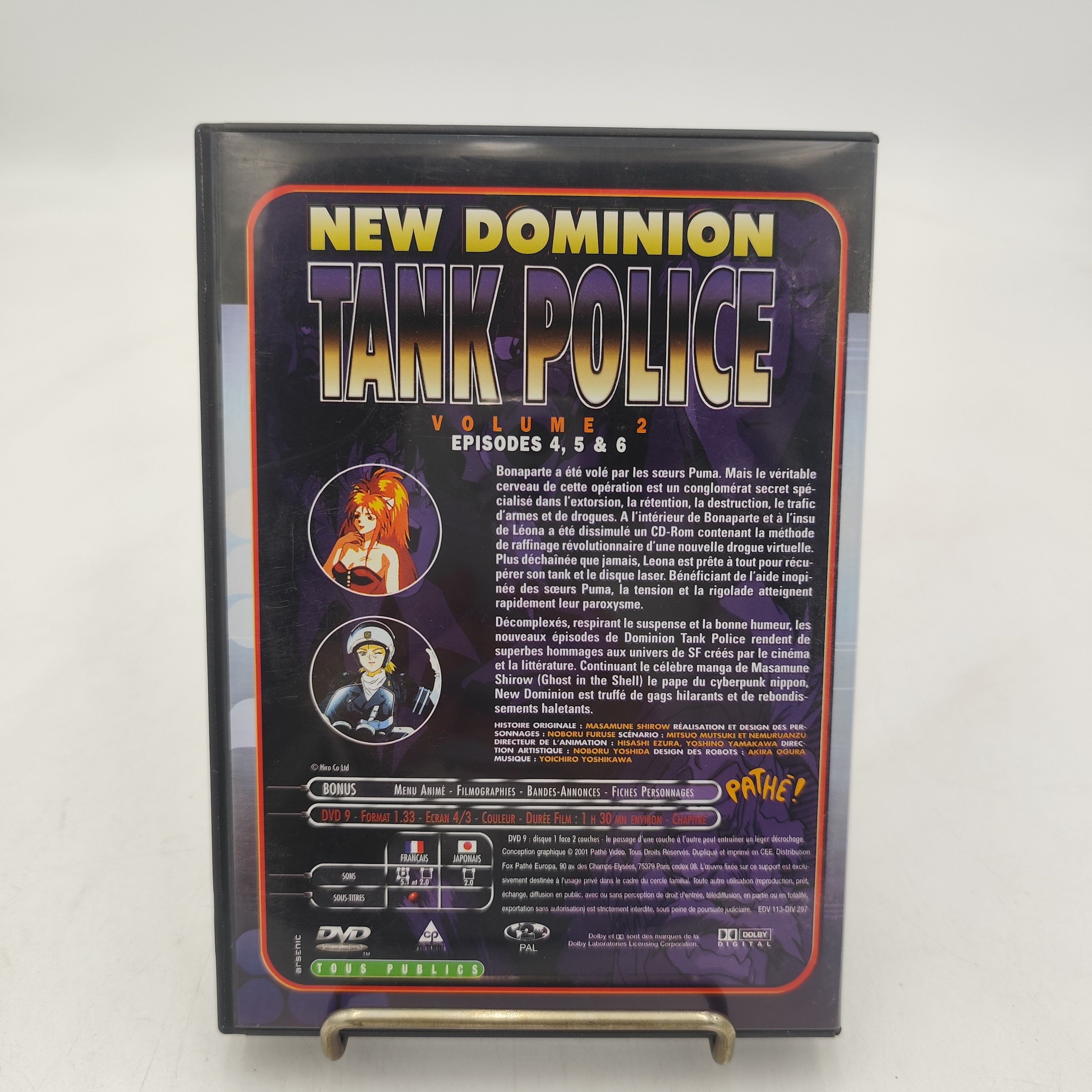 Voir photo 2 de DVD "New Dominion Tank Police - Volume 2" DVD "New Dominion Tank Police - Volume 2" Bon état reconditionné photo 2