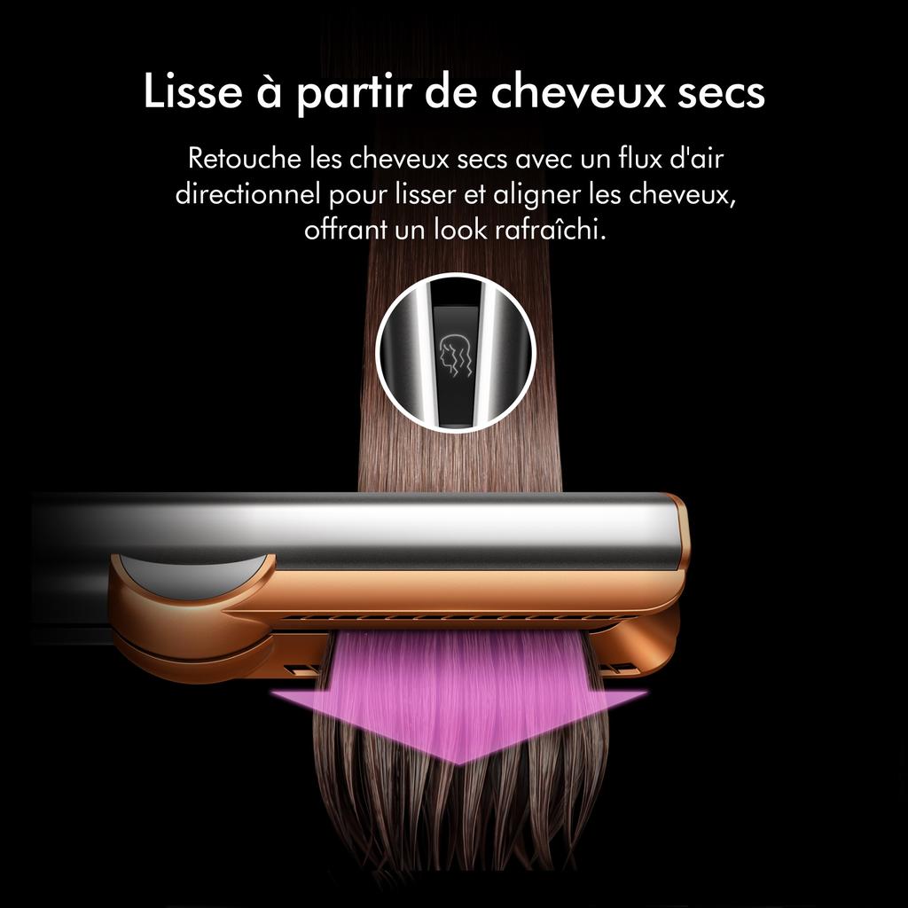 Voir photo 5 de Dyson Airstrait - Bleu de Prusse/Cuivré | Dero Dyson Airstrait - Bleu de Prusse/Cuivré Reconditionné Dyson reconditionné photo 5 | Dero