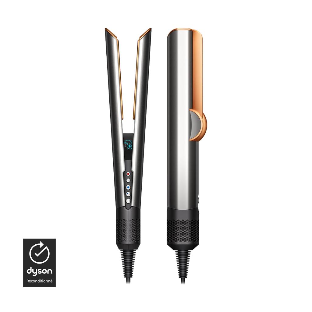 Dyson Airstrait - Nickel/Cuivré (sans tapis de pause) Reconditionné - 319,00 € Dyson Airstrait - Nickel/Cuivré (sans tapis de pause) Reconditionné Dyson reconditionné disponible sur Backmarket