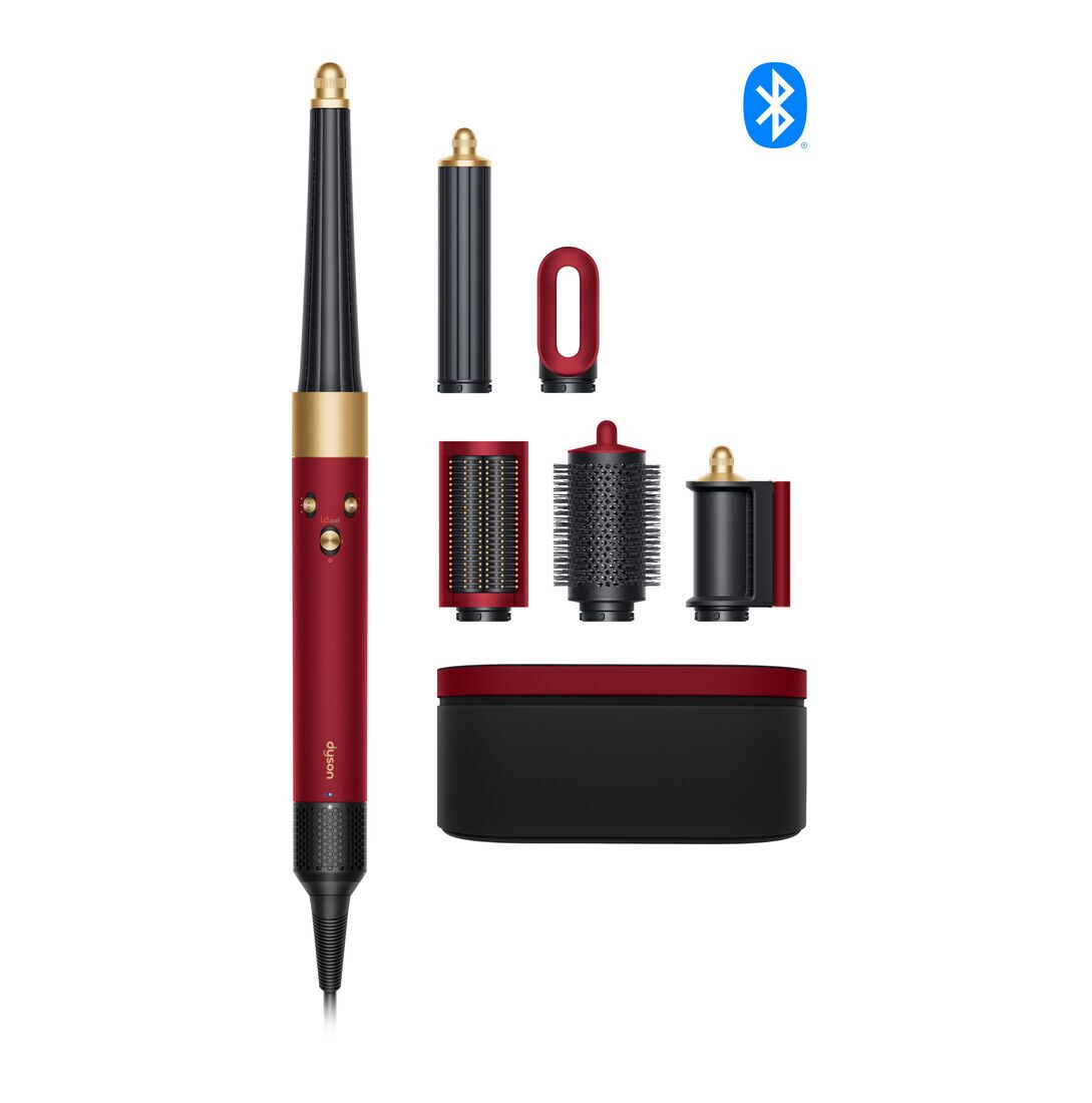 Dyson Airwrap i. d. Multi-styler pour cheveux lisses+ondulés Rouge Velours/Or Parfait état Dyson reconditionné disponible sur Refurbed | Dero