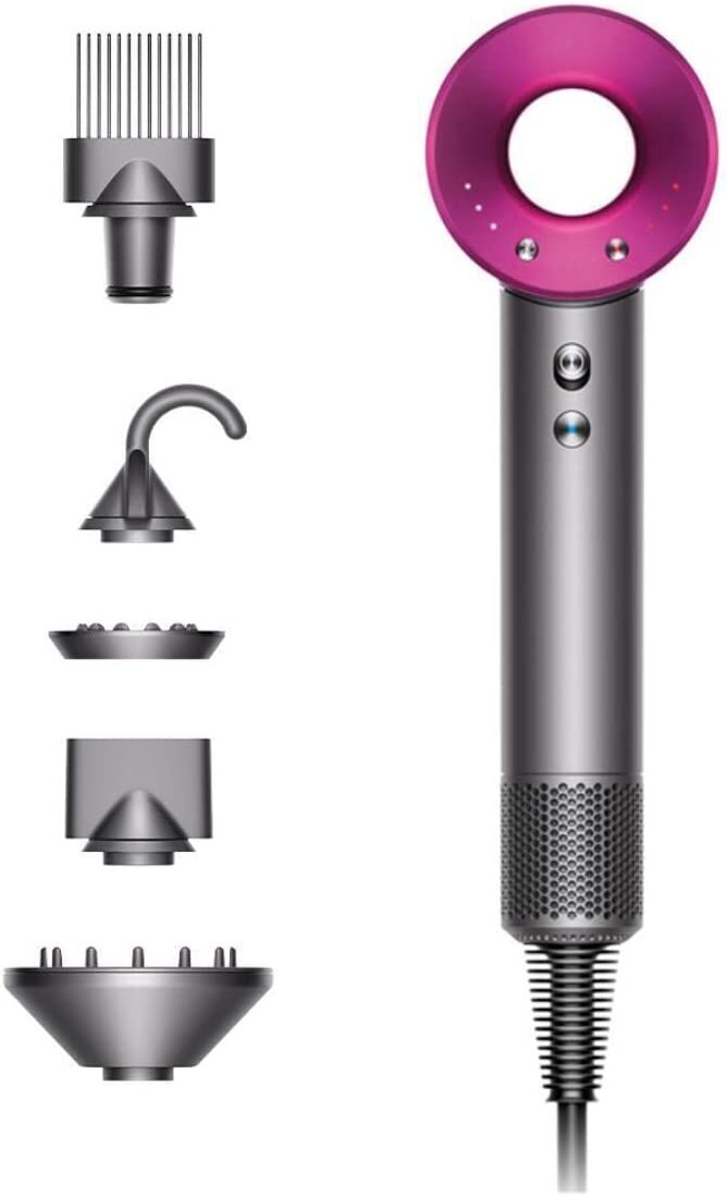 Dyson Supersonic HD07 Sèche-cheveux gris/rose Parfait état Dyson reconditionné disponible sur Refurbed | Dero
