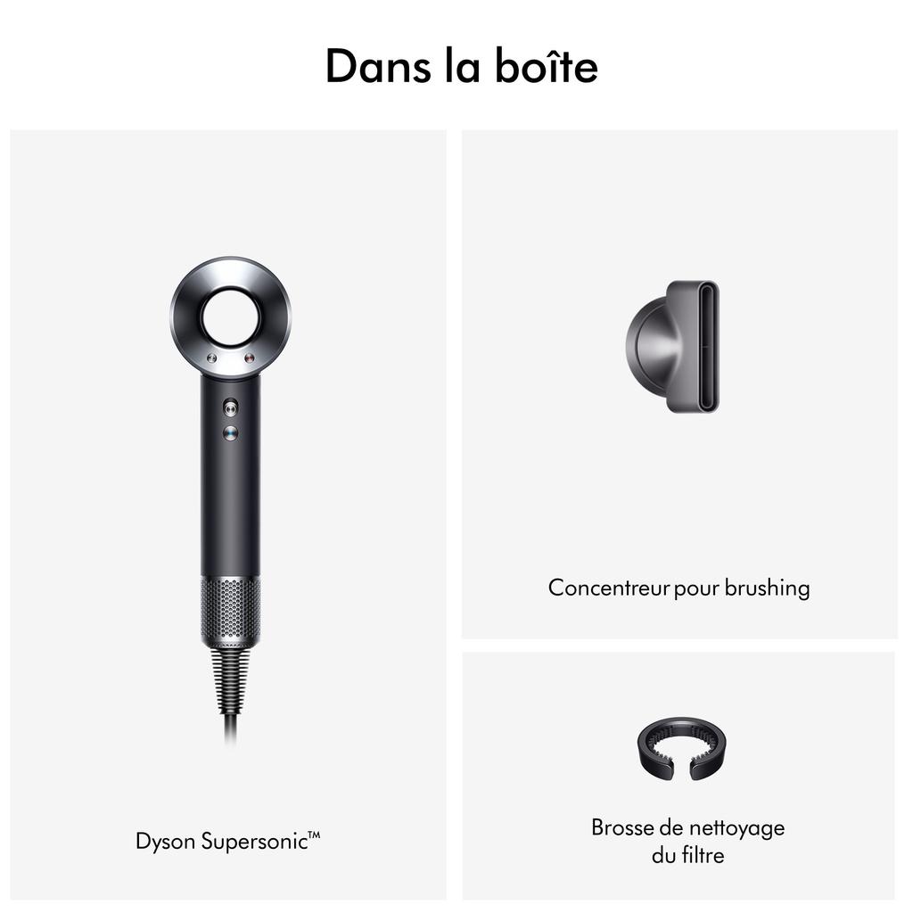 Voir photo 2 de Dyson Supersonic Origin - Noir/Nickel | Dero Dyson Supersonic Origin - Noir/Nickel Reconditionné Dyson reconditionné photo 2 | Dero