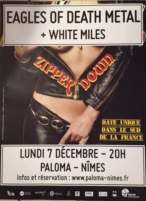 Eagles Of Death Metal - 70x100 cm - AFFICHE / POSTER État correct - 14,99 € Eagles Of Death Metal - 70x100 cm - AFFICHE / POSTER État correct N/A reconditionné disponible sur Fnac