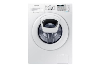 Ecobubble WW80K5213WW - Machine à laver - largeur : 60 cm - profondeur : 55 cm - hauteur : 85 cm - chargement frontal - 8 kg - 1200 tours/min - blanc Très bon état Samsung reconditionné disponible sur Darty