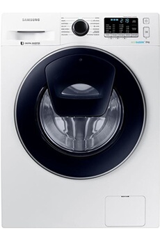 Ecobubble WW80K5410UW - Machine à laver - largeur : 60 cm - profondeur : 55 cm - hauteur : 85 cm - chargement frontal - 8 kg - 1400 tours/min - blanc Bon état Samsung reconditionné disponible sur Darty