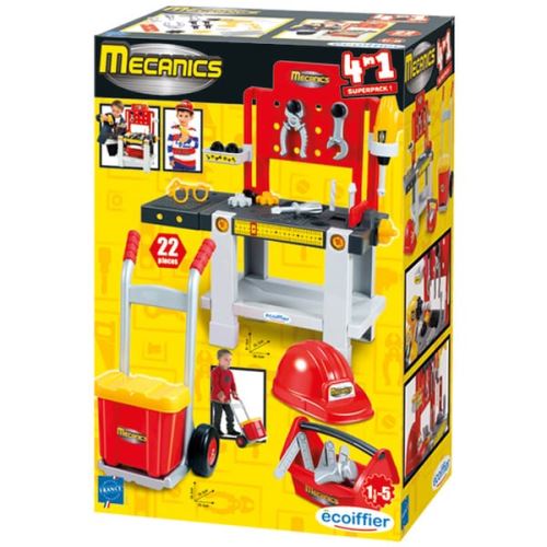 Acheter écoiffier Mecanics 4-in-1 kit d'outils État correct - 20,00 € écoiffier Mecanics 4-in-1 kit d'outils État correct reconditionné disponible sur Fnac