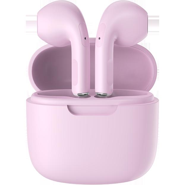 Ecouteurs Intra-auriculaire Bluetooth - Bigben Connected Ecouteurs ColorBuds True Wireless Bouton Google Assistant & Siri Rose Bigben Reconditionné Bigben Connected reconditionné disponible sur Backmarket