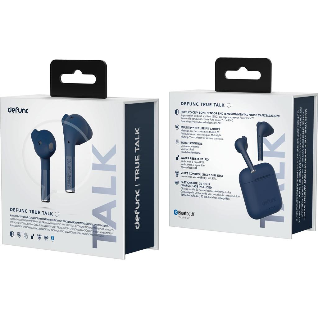 Voir photo 3 de Ecouteurs Intra-auriculaire Bluetooth Réducteur de bruit - Defunc True Talk | Dero Ecouteurs Intra-auriculaire Bluetooth Réducteur de bruit - Defunc True Talk Reconditionné Defunc reconditionné photo 3 | Dero