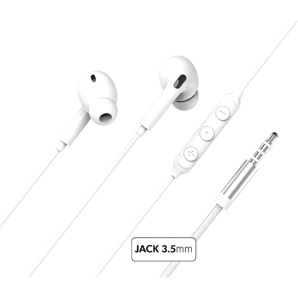 Ecouteurs Intra-auriculaire Bluetooth Réducteur de bruit - Ecouteurs Renforcés Jack 3.5mm Télécommande/Micro Intra-auriculaire Blanc + Garantie à vie Reconditionné N/A reconditionné disponible sur Backmarket