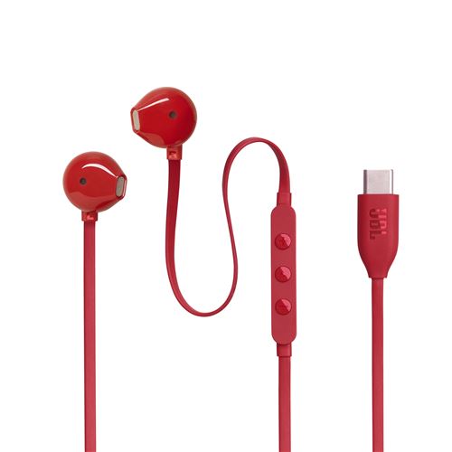 Ecouteurs intra-auriculaires filaire JBL Tune 305C Rouge État correct JBL reconditionné disponible sur Fnac