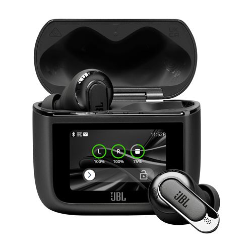 Ecouteurs intra-auriculaires sans fil Bluetooth JBL Tour Pro 3 avec réduction de bruit Noir État correct JBL reconditionné disponible sur Fnac | Dero