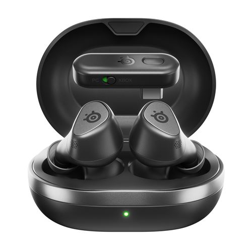 Ecouteurs intra-auriculaires sans fil Bluetooth SteelSeries Arctis GameBuds avec réduction de bruit pour Xbox Noir État correct SteelSeries reconditionné disponible sur Fnac | Dero