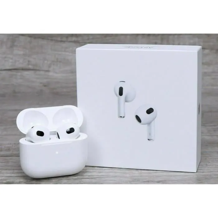 Acheter Écouteurs reconditionnés Apple airpods 3ème génération avec étui de chargement sans fil Reconditionné - 59,94 € Écouteurs reconditionnés Apple airpods 3ème génération avec étui de chargement sans fil Reconditionné Apple reconditionné disponible sur Cdiscount Seconde Vie