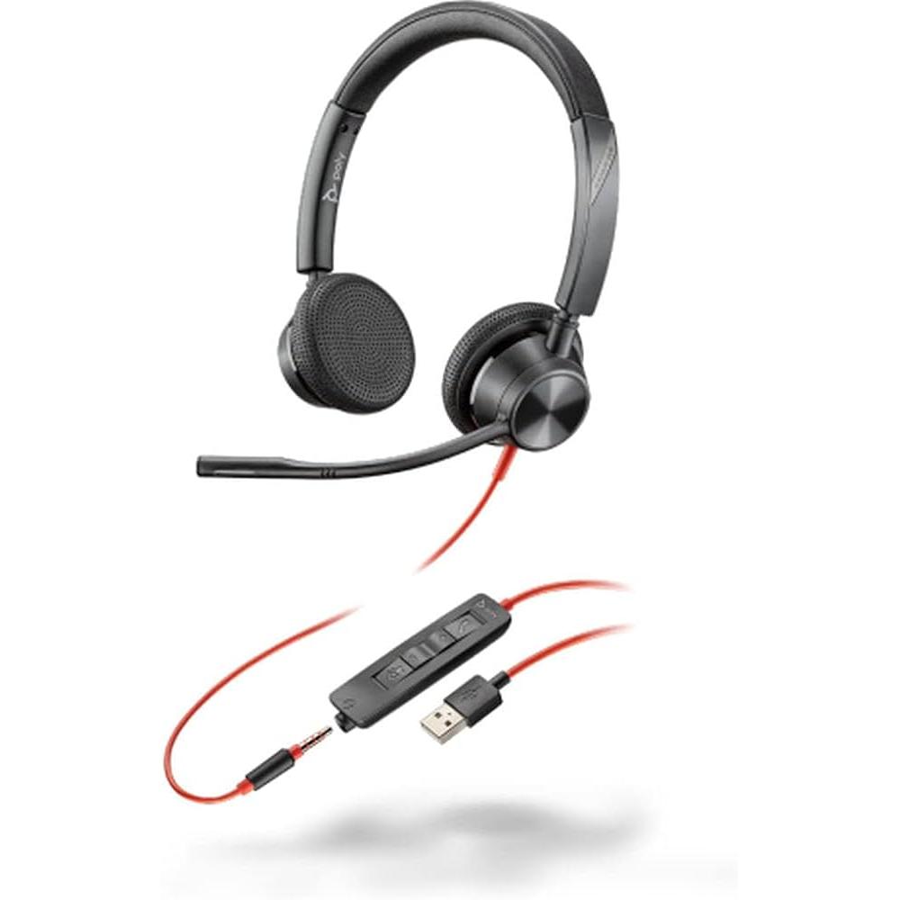 Voir photo 3 de Ecouteurs Réducteur de bruit - Auricular Poly 8X229A6 Alámbrico Diadema Usb Tipo C Negro | Dero Ecouteurs Réducteur de bruit - Auricular Poly 8X229A6 Alámbrico Diadema Usb Tipo C Negro Reconditionné Polycom reconditionné photo 3 | Dero