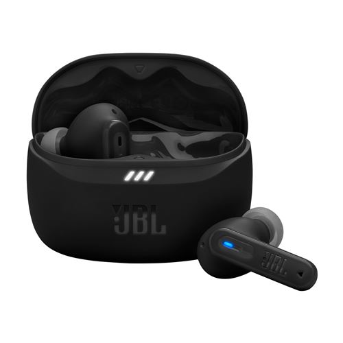 Ecouteurs sans fil Bluetooth JBL Tune Beam 2 avec réduction de bruit noir État correct JBL reconditionné disponible sur Fnac