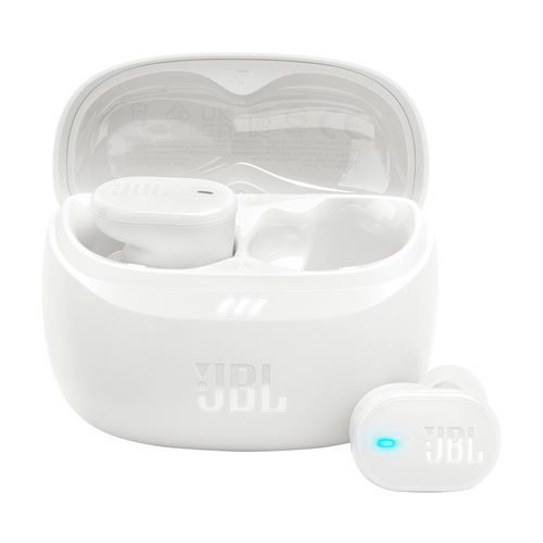 Ecouteurs sans fil Bluetooth JBL Tune Buds 2 avec réduction de bruit Blanc État correct JBL reconditionné disponible sur Fnac