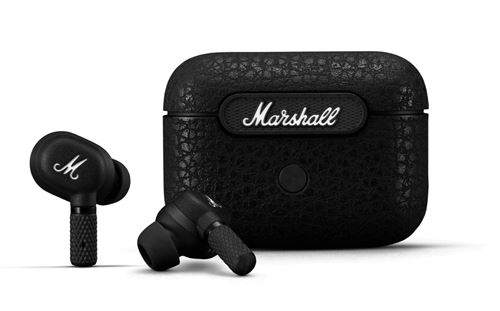 Ecouteurs sans fil Marshall Bluetooth Motif ANC avec réduction active du bruit Noir État correct Marshall reconditionné disponible sur Fnac