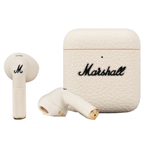 Ecouteurs sans fil Marshall Minor IV Bluetooth Crème État correct Marshall reconditionné disponible sur Fnac