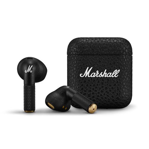 Ecouteurs sans fil Marshall Minor IV Bluetooth Noir État correct Marshall reconditionné disponible sur Fnac