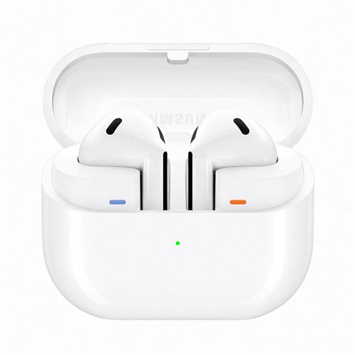 Ecouteurs sans fil Samsung Galaxy Buds3 Bluetooth avec réduction active du bruit Blanc État correct Samsung reconditionné disponible sur Fnac