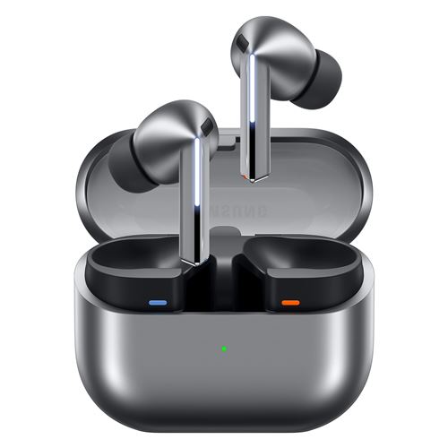 Ecouteurs sans fil Samsung Galaxy Buds3 Pro Bluetooth avec réduction active du bruit Argent État correct Samsung reconditionné disponible sur Fnac