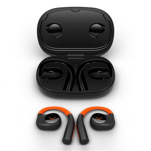 Ecouteurs sans fil True Wireless Beyerdynamic Verio 200 avec réduction du bruit Noir et Orange État correct Beyerdynamic reconditionné disponible sur Fnac