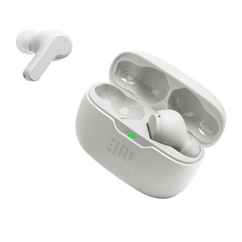 Ecouteurs sans fil True Wireless JBL Wave Beam Blanc État correct JBL reconditionné disponible sur Fnac
