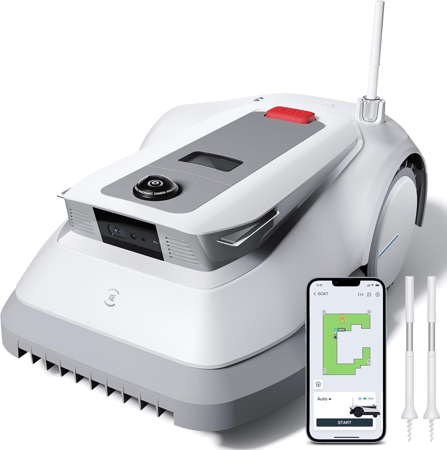 Ecovacs GOAT G1-800 Robot tondeuse 800 m² blanc/gris Bon état Ecovacs reconditionné disponible sur Refurbed