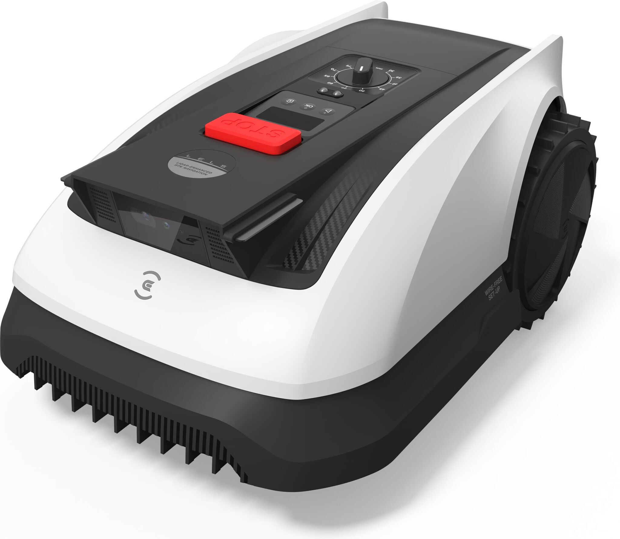 Ecovacs Goat O800 RTK 800 m² Robot tondeuse blanc/noir Parfait état Ecovacs reconditionné disponible sur Refurbed
