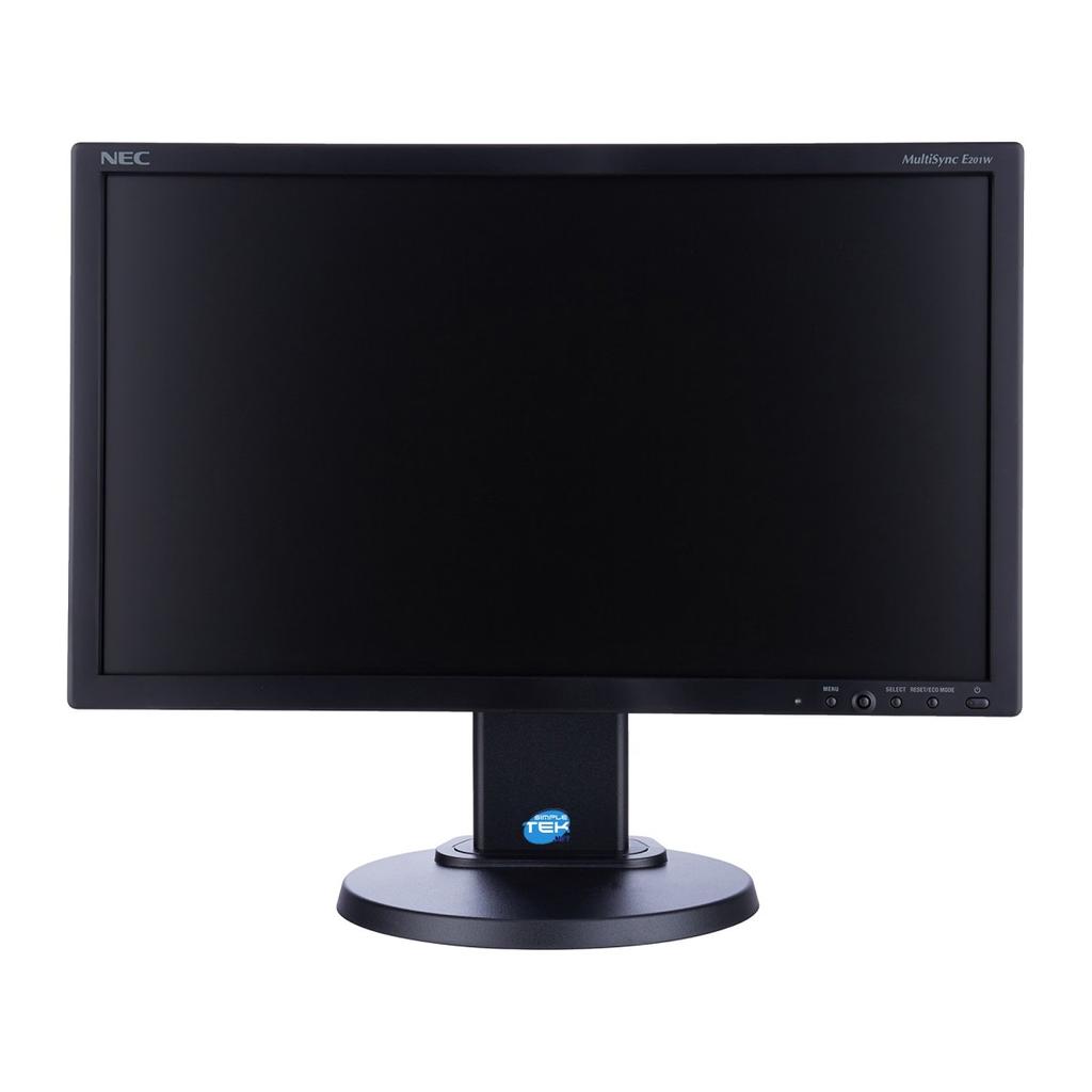 Voir photo 1 de Écran 20"" LED 1600X900 Nec Multisync E201w-bk | Dero Écran 20"" LED 1600X900 Nec Multisync E201w-bk Reconditionné NEC reconditionné | Dero