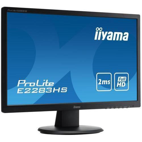 Écran 21" LED FHD Iiyama ProLite E2283HS-B3 Reconditionné Iiyama reconditionné disponible sur Backmarket