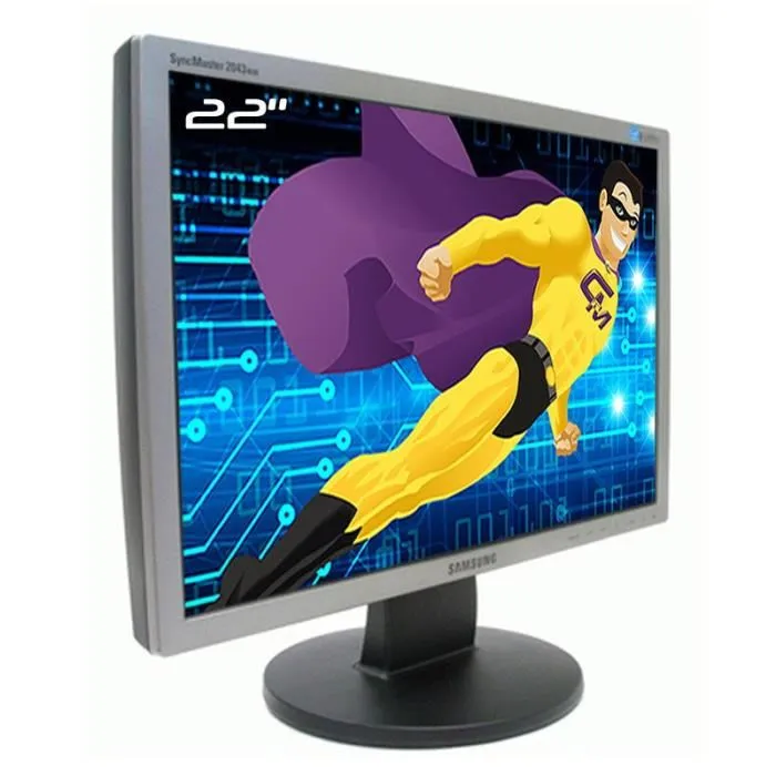 Ecran 22 SAMSUNG SyncMaster 2243NW LS22MYNKSB/EDC TFT VGA 1680x1050 Wide 16:10 Reconditionné - 80,45 € Ecran 22 SAMSUNG SyncMaster 2243NW LS22MYNKSB/EDC TFT VGA 1680x1050 Wide 16:10 Reconditionné Samsung reconditionné disponible sur Cdiscount Seconde Vie