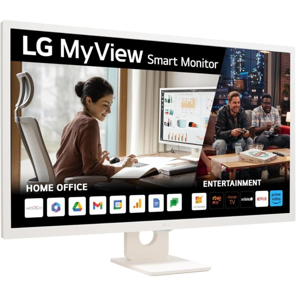 Écran 32" LED LG MyView 32SR50F-W Reconditionné LG reconditionné disponible sur Backmarket