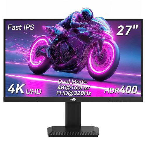 Écran de jeu TITAN ARMY P2712V 27 pouces IPS rapide 3840 × 2160 à 160 Hz et 1920 × 1080 à 320 Hz HDR400 12 modes de scénario assistance de jeu État correct - 99,00 € Écran de jeu TITAN ARMY P2712V 27 pouces IPS rapide 3840 × 2160 à 160 Hz et 1920 × 1080 à 320 Hz HDR400 12 modes de scénario assistance de jeu État correct N/A reconditionné disponible sur Fnac