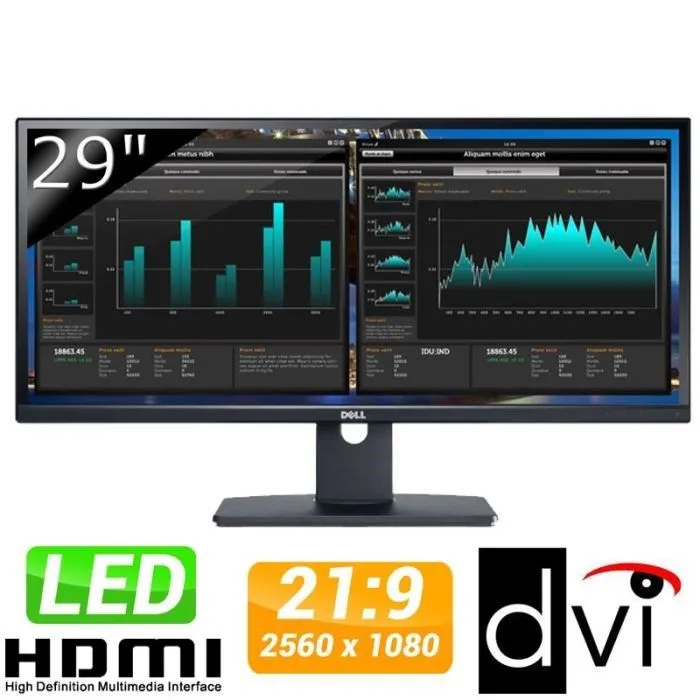 Ecran DELL U2913WM refurbished reconditionné disponible sur Cdiscount Seconde Vie