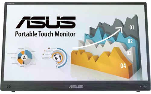 Écran PC Asus ZenScreen Touch MB16AHT 15.6" FHD 60Hz Flicker Free Noir État correct Asus reconditionné disponible sur Fnac