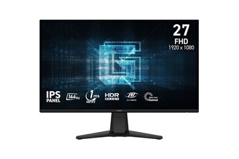 Ecran PC G275L E14 27" Full HD 144Hz 1 ms HDMI/DP Bon état MSI reconditionné disponible sur Darty