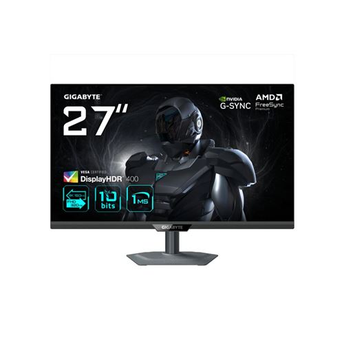 Ecran PC Gamer GIGABYTE G27U 27'' 4K 160 Hz Dual Mode Noir État correct - 317,99 € Ecran PC Gamer GIGABYTE G27U 27'' 4K 160 Hz Dual Mode Noir État correct N/A reconditionné disponible sur Fnac