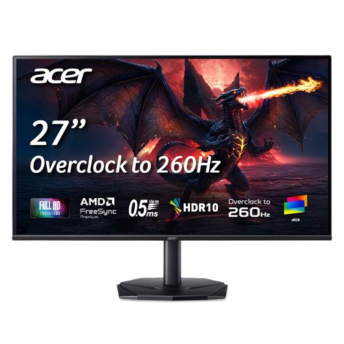 Ecran PC Gaming Acer Nitro KG270W5bmiipx 27" 260 Hz Full HD État correct Acer reconditionné disponible sur Fnac | Dero