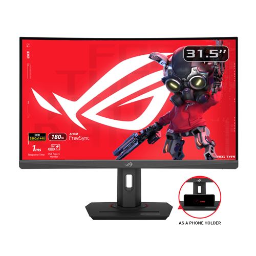 Ecran PC gaming Asus ROG Strix XG32WCS 32"" Incurvé 180 Hz QHD État correct Asus reconditionné disponible sur Fnac