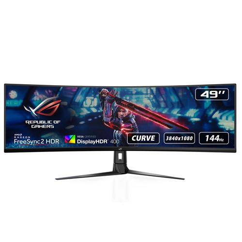Ecran PC Gaming Asus ROG Strix XG49VQ 49" Ecran incurvé Noir État correct Asus reconditionné disponible sur Fnac