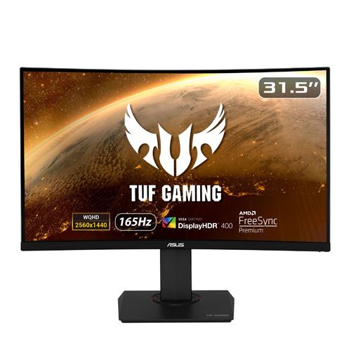 Ecran PC Gaming Asus TUF VG32VQR 31.5" Incurvé WLED Noir État correct reconditionné disponible sur Fnac