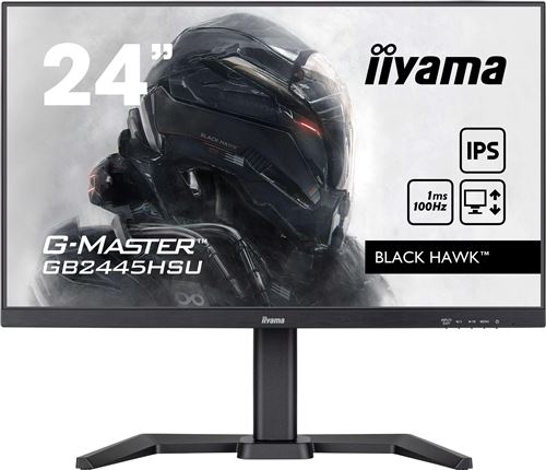 Ecran PC Gaming Iiyama G-Master Black Hawk GB2445HSU-B2 24" 100 Hz Full HD Noir mat État correct Iiyama reconditionné disponible sur Fnac