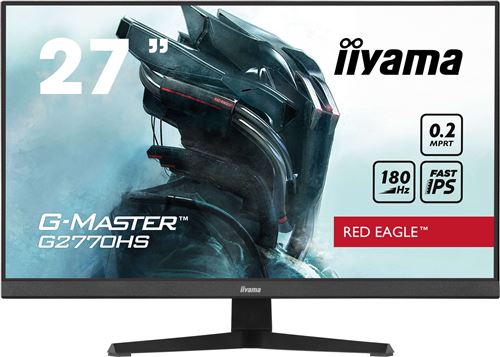 Ecran PC Gaming Iiyama G-Master™ Red Eagle™ G2770HS-B1 27"" 180 Hz Full HD Noir mat État correct reconditionné disponible sur Fnac